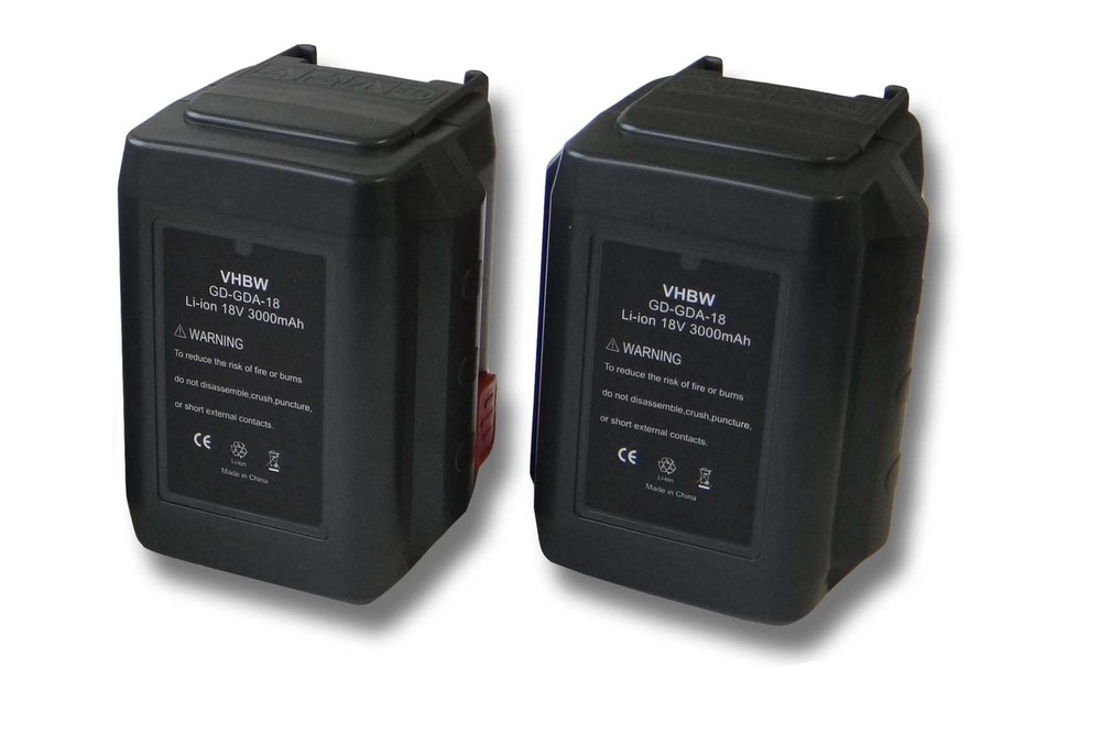 Vhbw Sparset 2x Li-Ion Akku 3000mAh (18V) Für Werkzeuge Gardena EasyCut 8873, 50-Li Wie 8835-U, 883