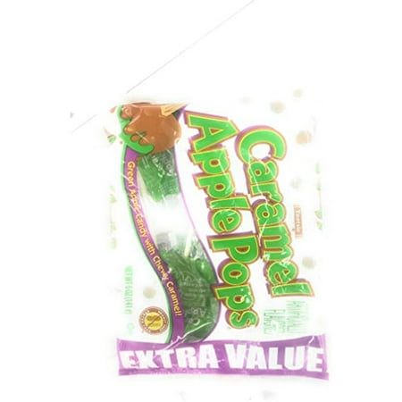 Caramel Apple Pops by Tootsie Pack of 3 Bags Total 15Oz