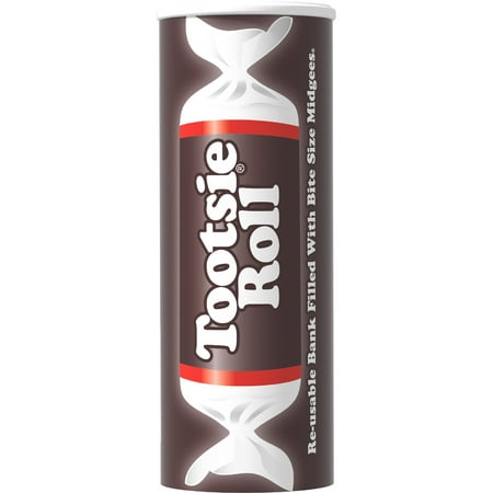 Tootsie Roll Midgees Holiday Bank  5.7 Oz