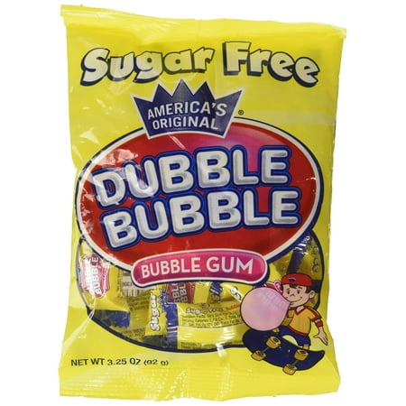 Dubble Bubble Sugar Free Gum - 3.25 Oz