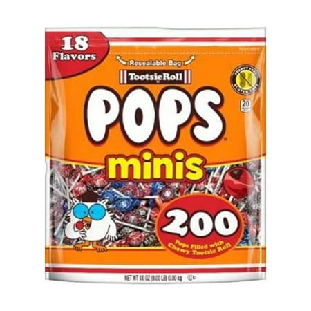 Tootsie Pops Mini S - 200ct (Pack of 24)