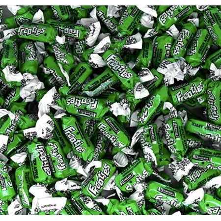 Frooties Green Apple Individually Wrapped Bulk Chewy Tootsie Roll Candy (5 Pound)