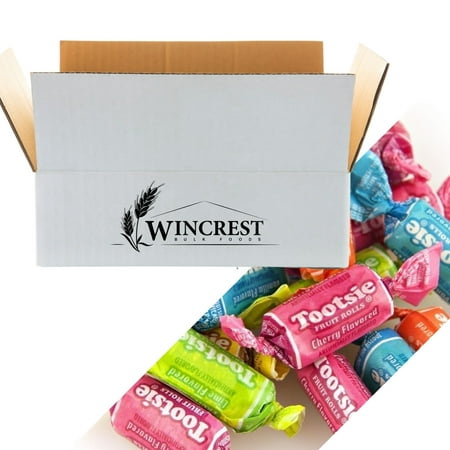 WinCrest Mini Fruit Tootsie Roll Midgees (5 Flavors) - 5 Lb Case