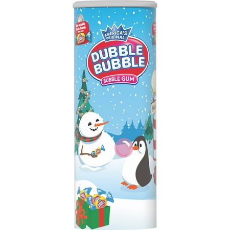 Dubble Bubble Chewing Gum Holiday Bank  5 Oz