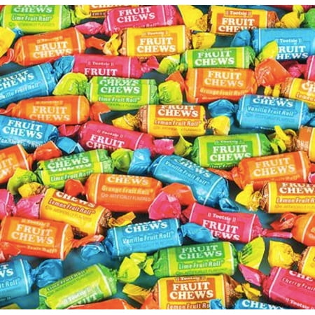 Tootsie Roll Fruit Chews 5-Flavor Individually Wrapped Bulk Multicolored Taffy Candy (5 Pound)