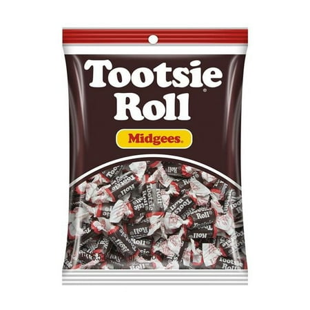 Tootsie Roll Midgees Chocolate Candy - Pack of 12