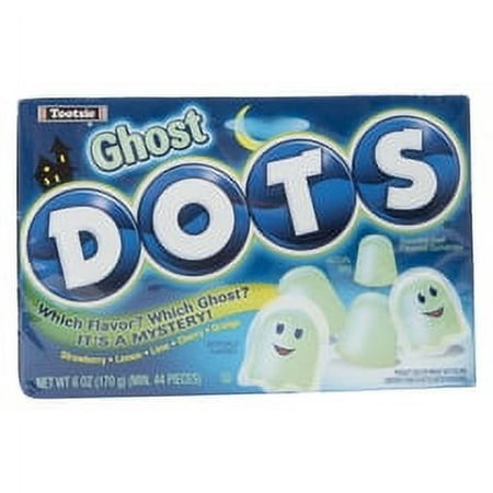 Tootsie Ghost Dots Gummy Candy  6oz (2 Pack)