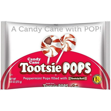 Tootsie Candy Cane Pops  9.6 Oz