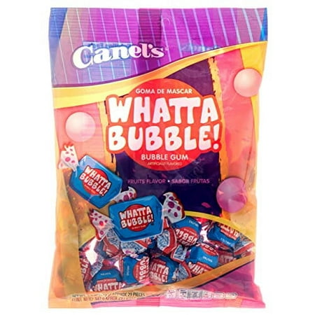 BUBBLE!  Goma De Mascar Sabor Frutas Fruits Flavor Mexican Bubble Gum (2 X 5 Oz. Bags)