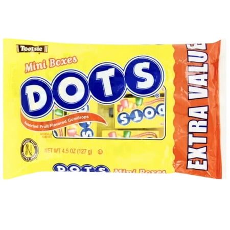 Assorted Fruit Flavored Gumdrops Mini Boxes 4.5 Oz Peanut Gluten Free Individually Wrapped Gummy Candy for Party Favor Halloween Trick or Treats Snack
