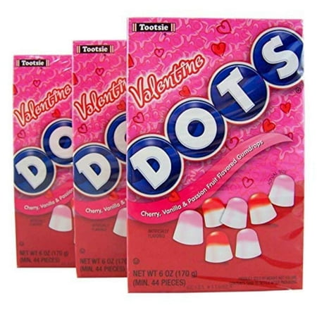 Day Roll Dots Candy Theater Boxes  6 Oz  Pack of 3