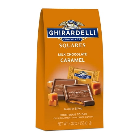Milk Squares with Caramel Filling  Milk Caramel Candy Squares  5.32 Oz Bag (6 Bags)