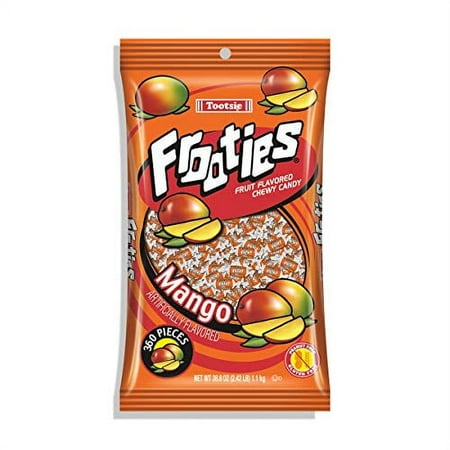 Mango Frooties - Tootsie Roll Chewy Candy - 360 Piece Count  38.8 Oz Bag