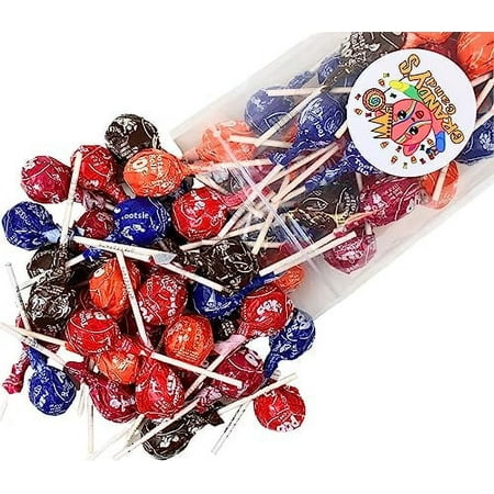 Assorted Fruit Flavored Tootsie Roll Pops- America S Favorite LolliPop with Chocolately Center- Classic  Bulk Sizes  Variety Pack (2 Pound)