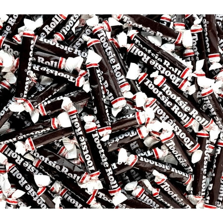 Tootsie Roll Candy 5 Pounds and Is Filled with Chocolate Flavor Candy. the Tootsie Rolls Are 3 Inches Long  Soft  and Easy to Chew.