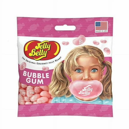 Jelly Belly Bubble Gum - 4 PACK - 3.5oz Bags - Jelly Beans - FREE SHIPPING