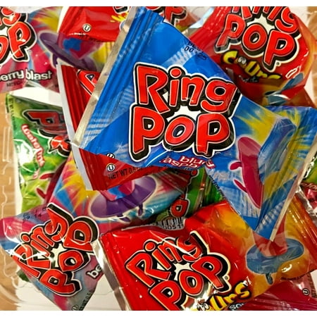 Bulk Ring Pops Assorted Fruit Flavor Candy - 80 COUNT - FREE SHIPPING