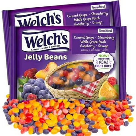 Grape Jelly and Assorted Fruit Flavors  Easter Egg Fillers and Basket Stuffers  Pack of 2