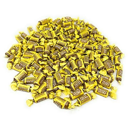 Lemon Flavor Tootsie Roll Fruit Chews Bulk American Chewy Taffies Candy Individually Wrapped in Resealable Bag 2 Lb 130+pcs (32-Oz) - Made in USA