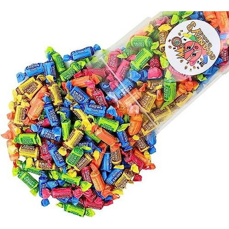 Mini Tootsie Roll Chews  Individually Wrapped  Bulk Candy  Fruit Flavored (1 Pound)