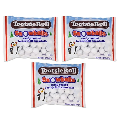 Tootsie Roll Snowballs 3 Pack  Candy Snow  Snowballs Food  Christmas Tootsie Rolls  Christmas Candy Gluten Free Holiday Roll It Candy
