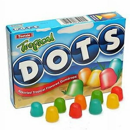 Tropical Dots Assorted Flavor Gumdrops  6.5 Oz