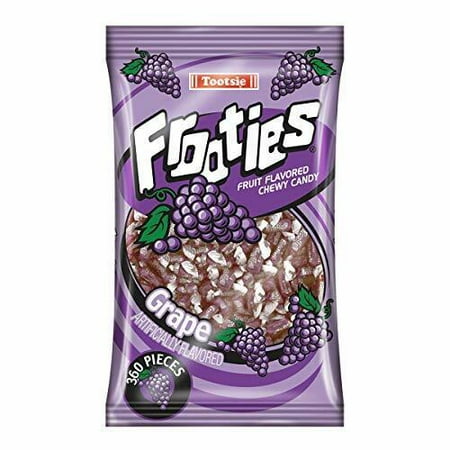 Grape Frooties - Tootsie Roll Chewy Candy - 360 Piece Count  38.8 Oz Bag