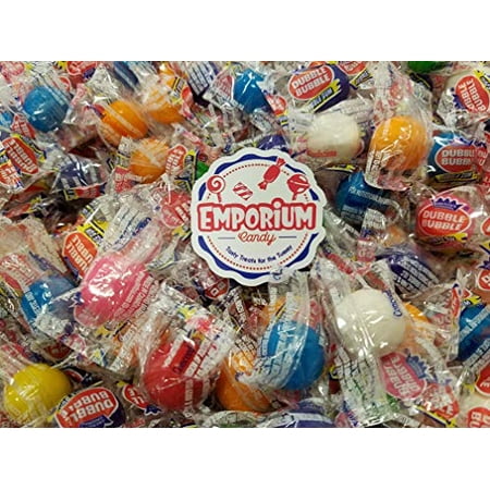 Dubble Bubble Gumballs - Fresh Delicious Assorted Flavor Wrapped Bulk Bubble Gum Gumballs 1.5 Lbs