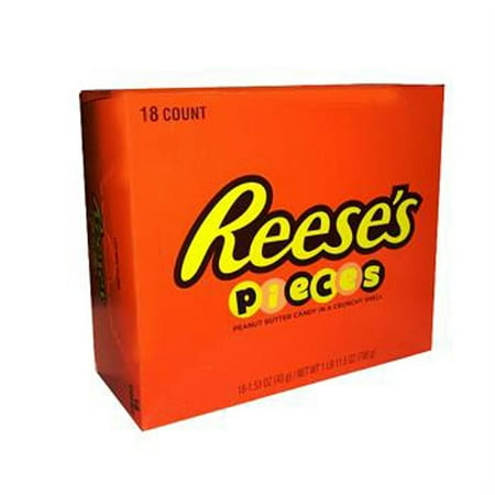 Product of Reeses  Pieces   Count 18 (1.53 Oz) - Chocolate Candy / Grab Varieties & Flavors