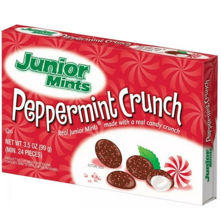 Junior Mints Peppermint Crunch 3.5 Oz Theater Box -12 Count Case