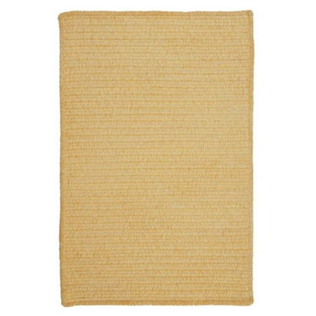 Colonial Mills Rug Simple Chenille Braided Rug - Dandelion - 6 Ft.