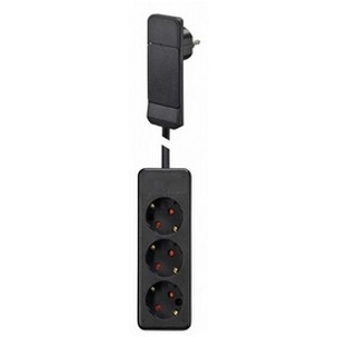 Bachmann SmartPlug - Verlängerungsschnur - Ausgangsanschlüsse: 3 - 1,6m - Weiß (933.015)