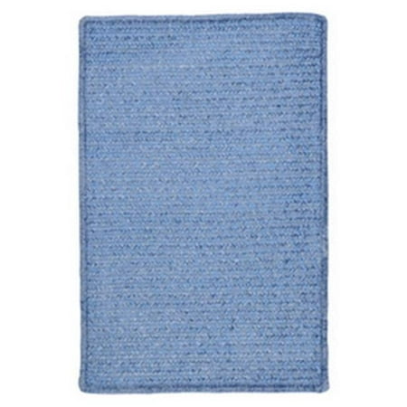 Colonial Mills Rug Simple Chenille Braided Rug - Petal Blue 4ft X 6ft