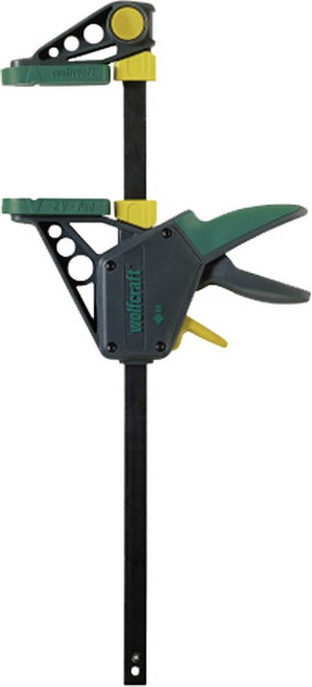Wolfcraft 3033000 EHZ One-handed Clamp 700mm Span 100mm Nosing 120
