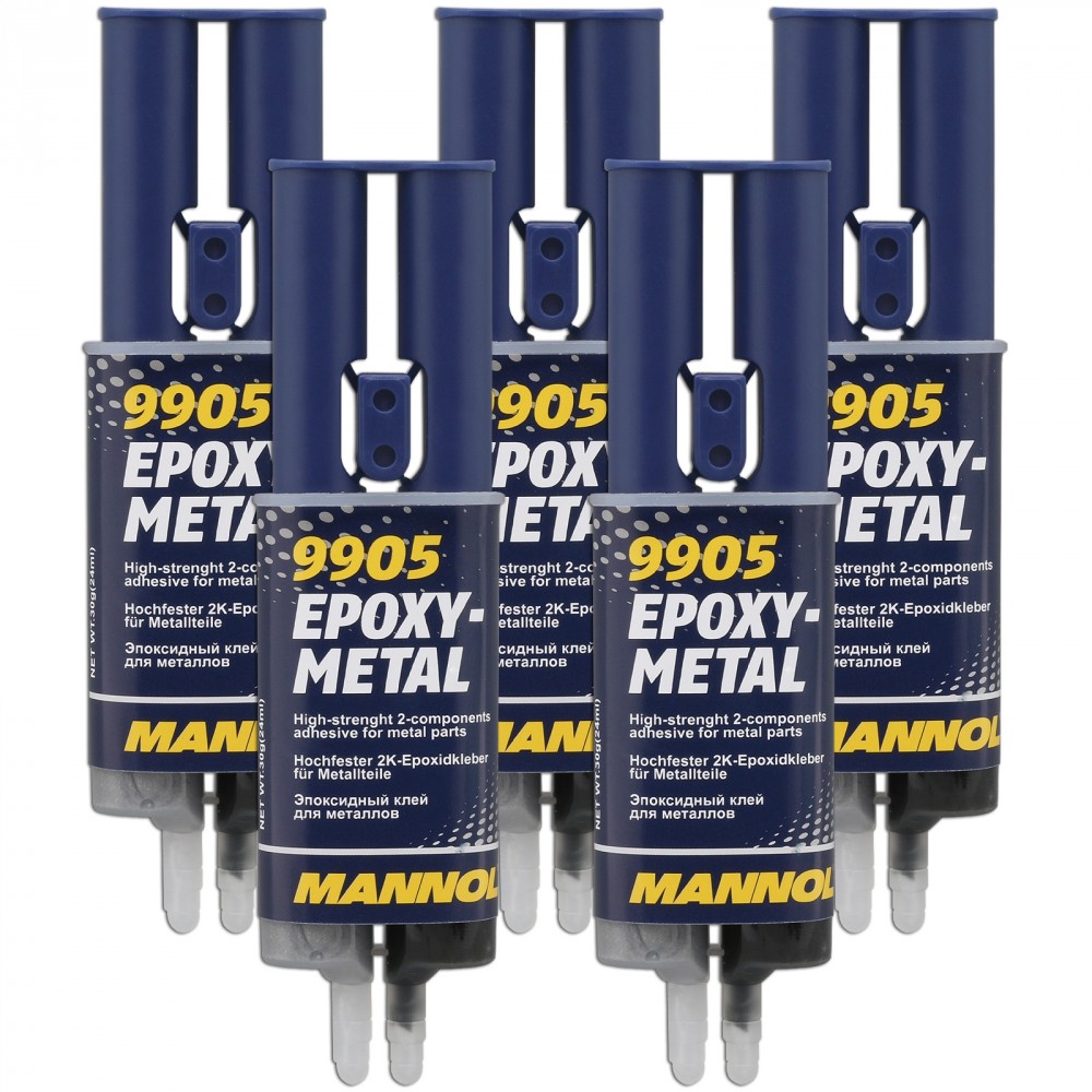 XXX 5x 2K-Epoxidkleber Für Metallteile Epoxy-Metal 30 G Typ 9905 XXX