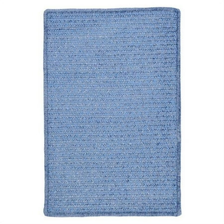 Colonial Mills Simple Chenille Braided Rug - Petal Blue - 10 Ft. Square