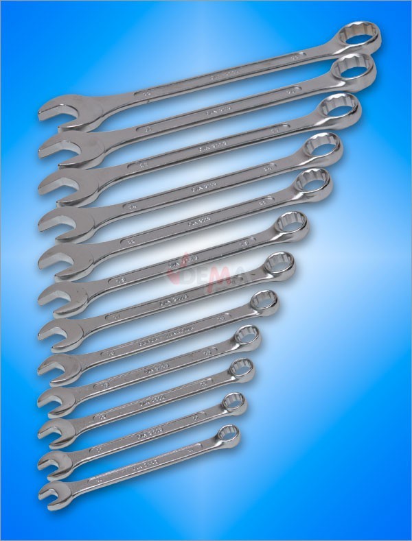 Praktisches Ring- / Gabelschlüsselsatz Maulschlüssel Set 12tlg. (Gr. 10-32)