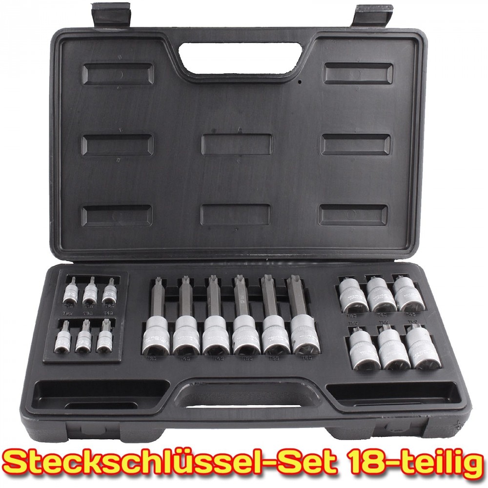 XXX Aufsteckschlüssel-Satz 1/2 Zoll 18 Teilig Yt-7751 XXX