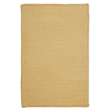 Colonial Mills Rug Simple Chenille Braided Rug - Dandelion - 2 Ft. X 3 Ft
