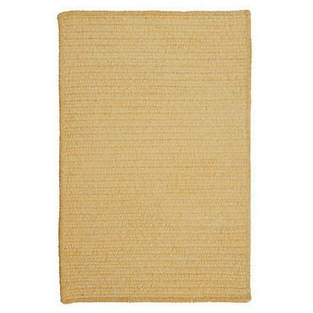 Colonial Mills Rug Simple Chenille Braided Rug - Dandelion - 3 Ft. X 5 Ft.