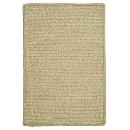 Colonial Mills Rug Simple Chenille Braided Rug - Sprout Green - 2 Ft. X 10 Ft.
