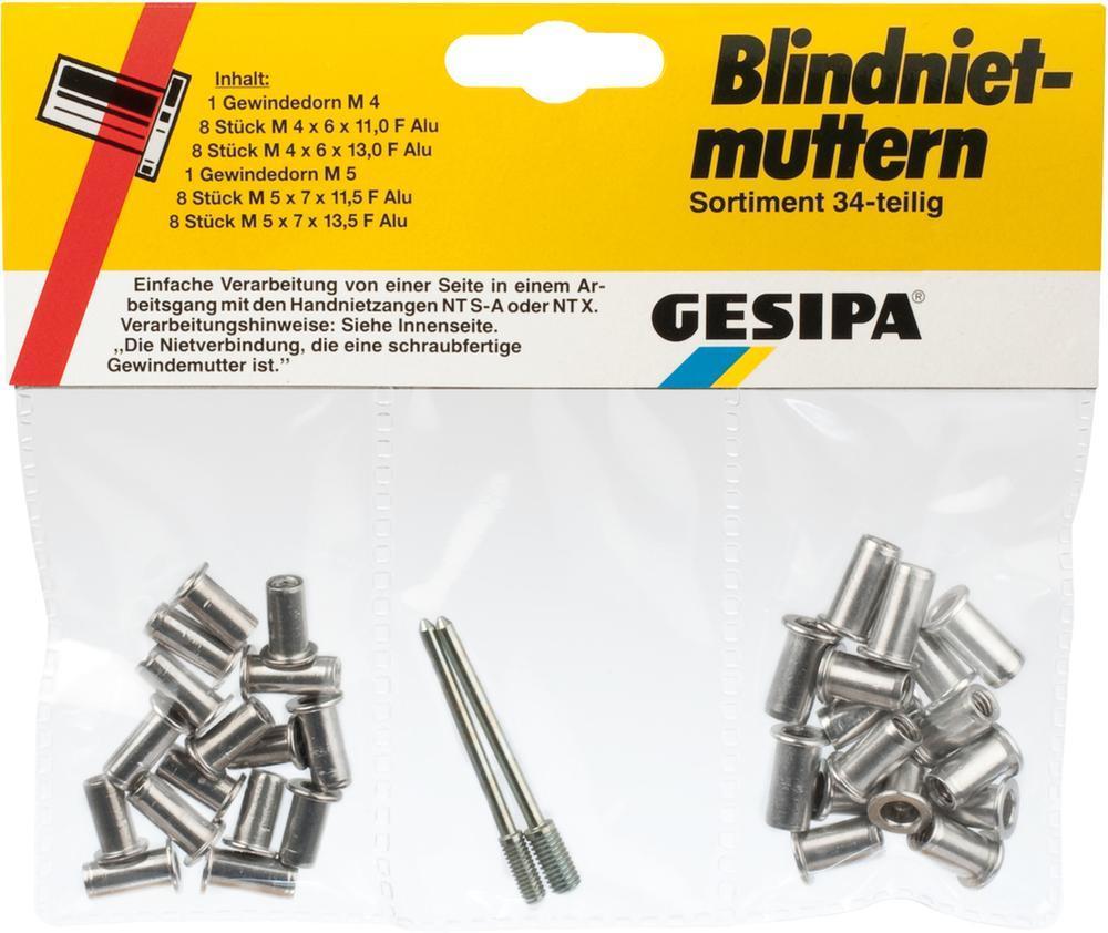 Gesipa 1433675 Blind Rivet Nut Quick Mounting Versatile Use