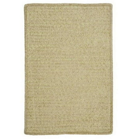 Colonial Mills Rug Simple Chenille Braided Rug - Sprout Green - 4 Ft. Square
