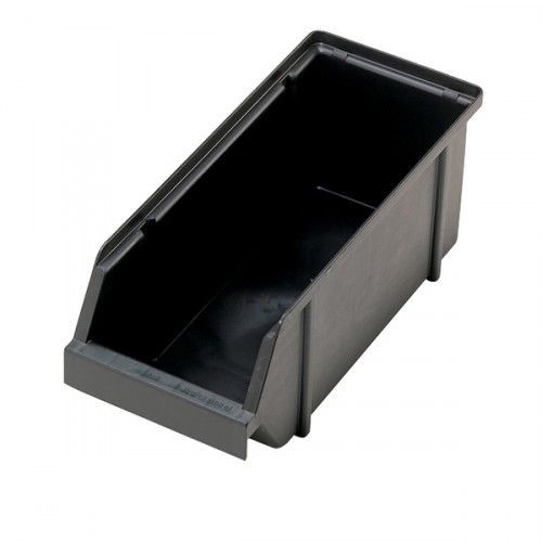Raaco 113021 ESD Storage Bin 125x126x300mm Black Protects from Static