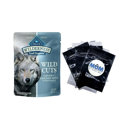 Wilderness Trail Toppers Wild Cuts High Protein Chunky Chicken Bites in Gravy Wet Dog Food  Grain-Free - 1 Pack - 3 Oz - Plus 3 My Outlet Mall Reseala