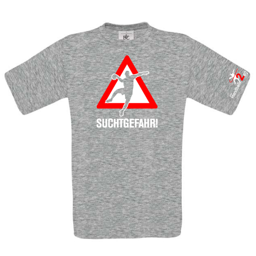 Handball2Go Fun Shirt Suchtgefahr