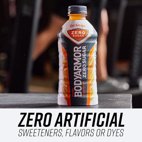 BODYARMOR ZERO Sugar Sports Drink Orange, 16 Fl Oz (pack of 12) thumbnail