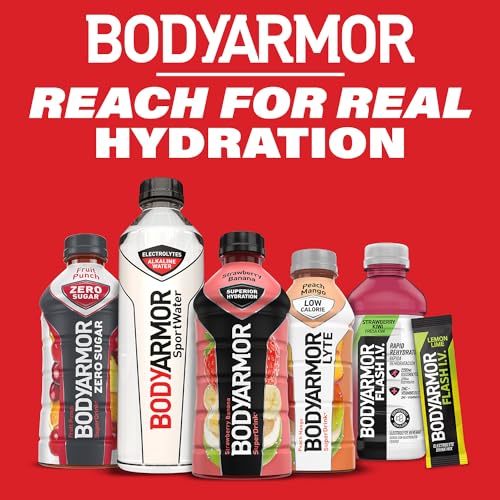BODYARMOR ZERO Sugar Sports Drink Orange, 16 Fl Oz (pack of 12) thumbnail