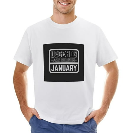 12 Months DIY Yourself T-Shirt Men’s Graphic T-shirt Vintage Short Sleeve Sport Tee White L