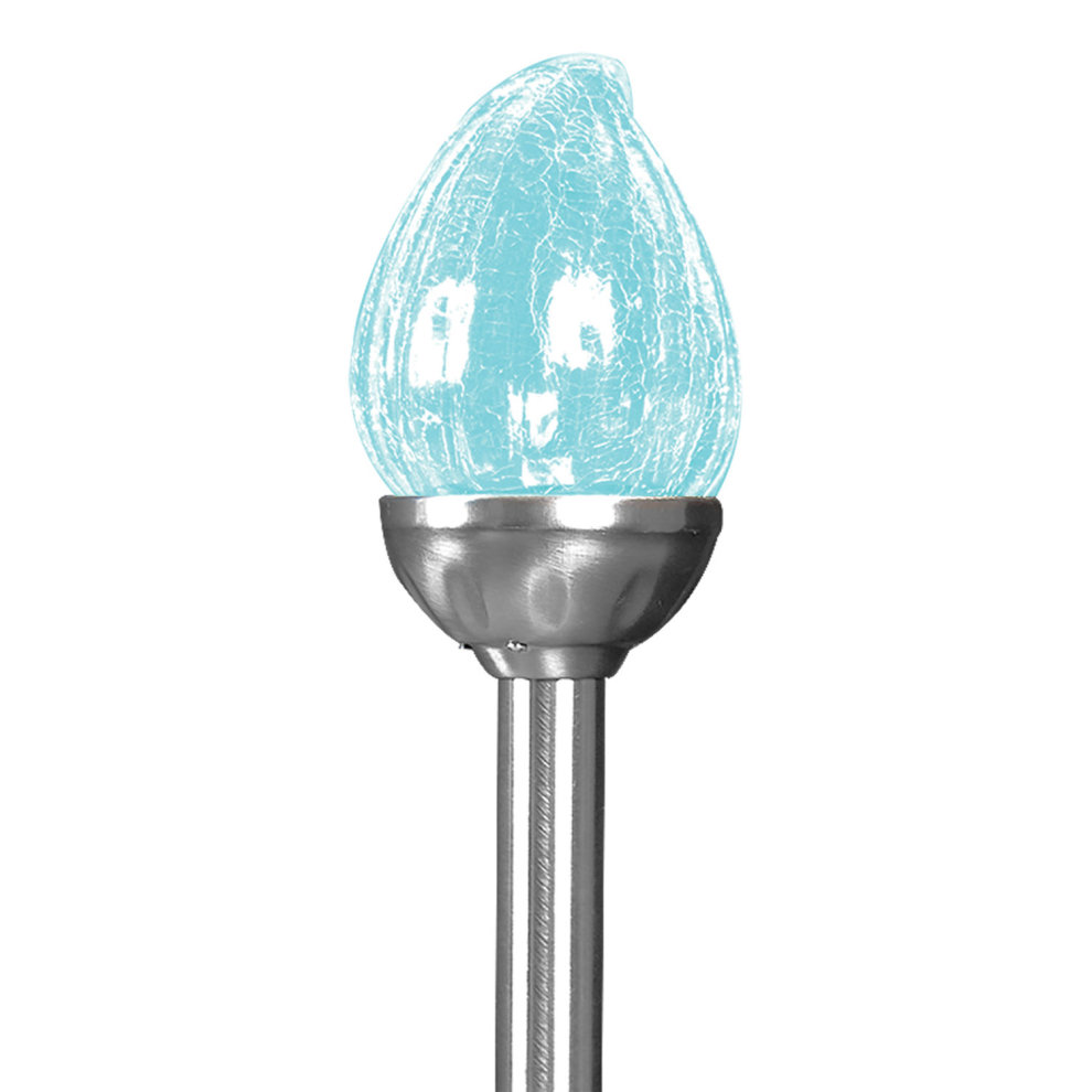 Solar Powered Flame Light Colour Changing LED Lamp Home Garden Decor Lighting thumbnail